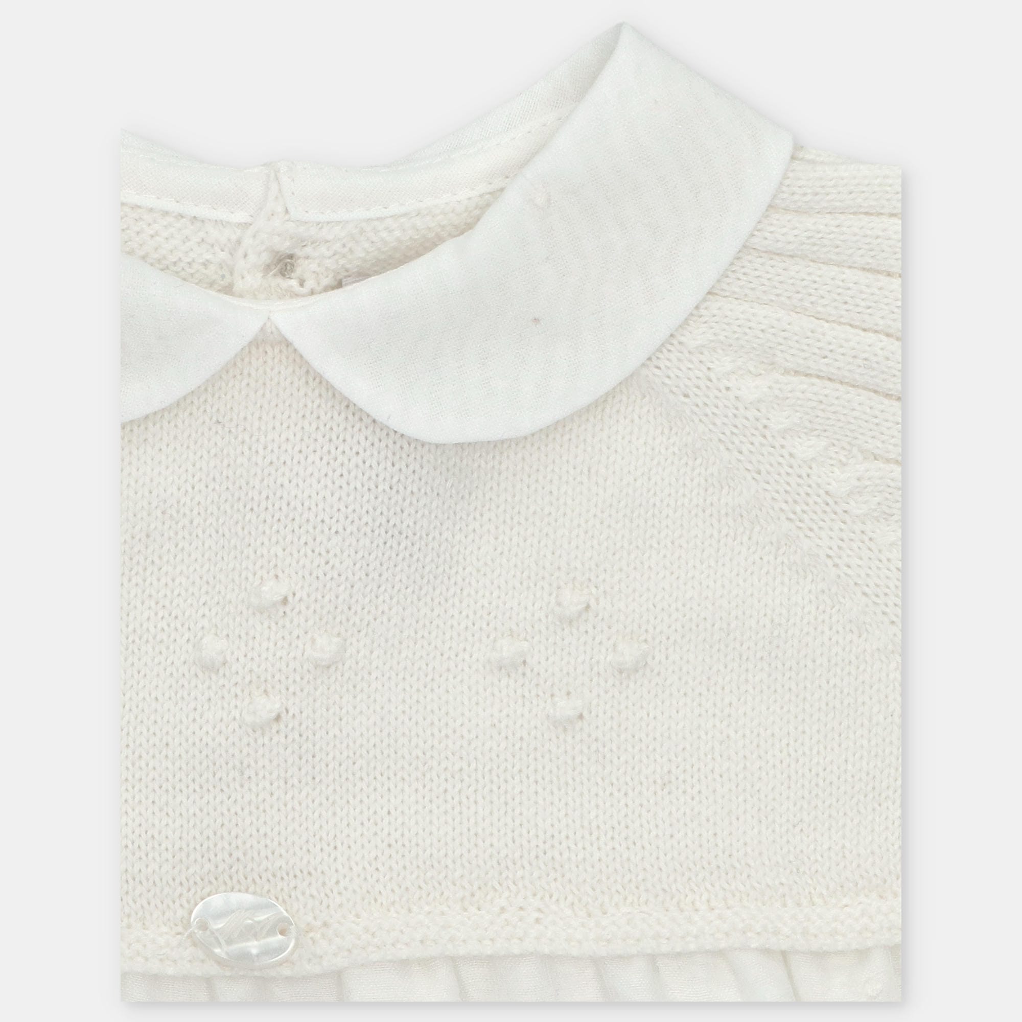 SHORT ROMPER KNIT & WOVEN BOY AMIEVA