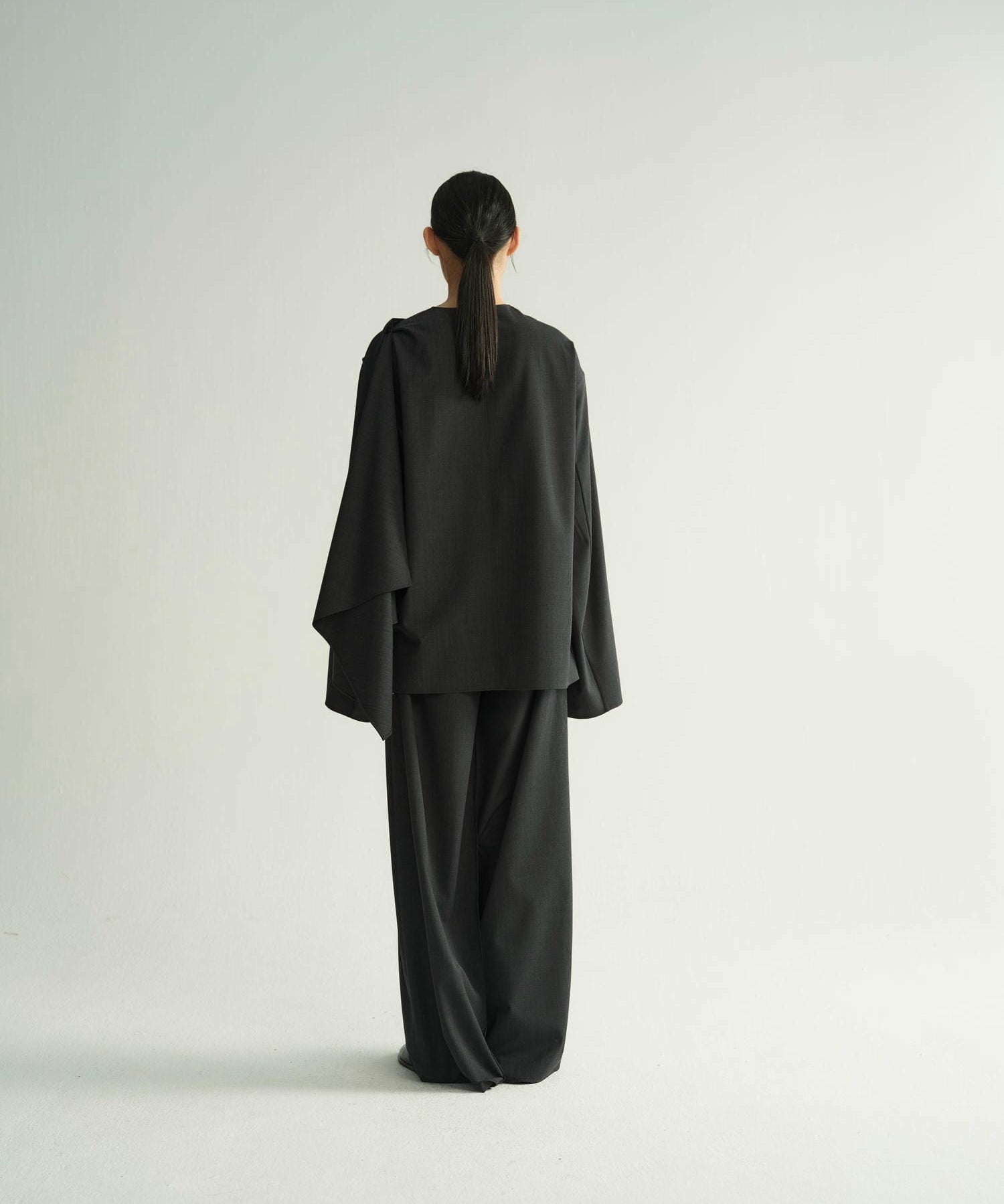 Astra cape shirt | Grey