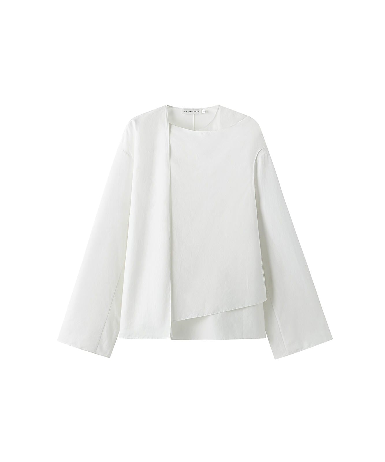 Astra cape shirt | White