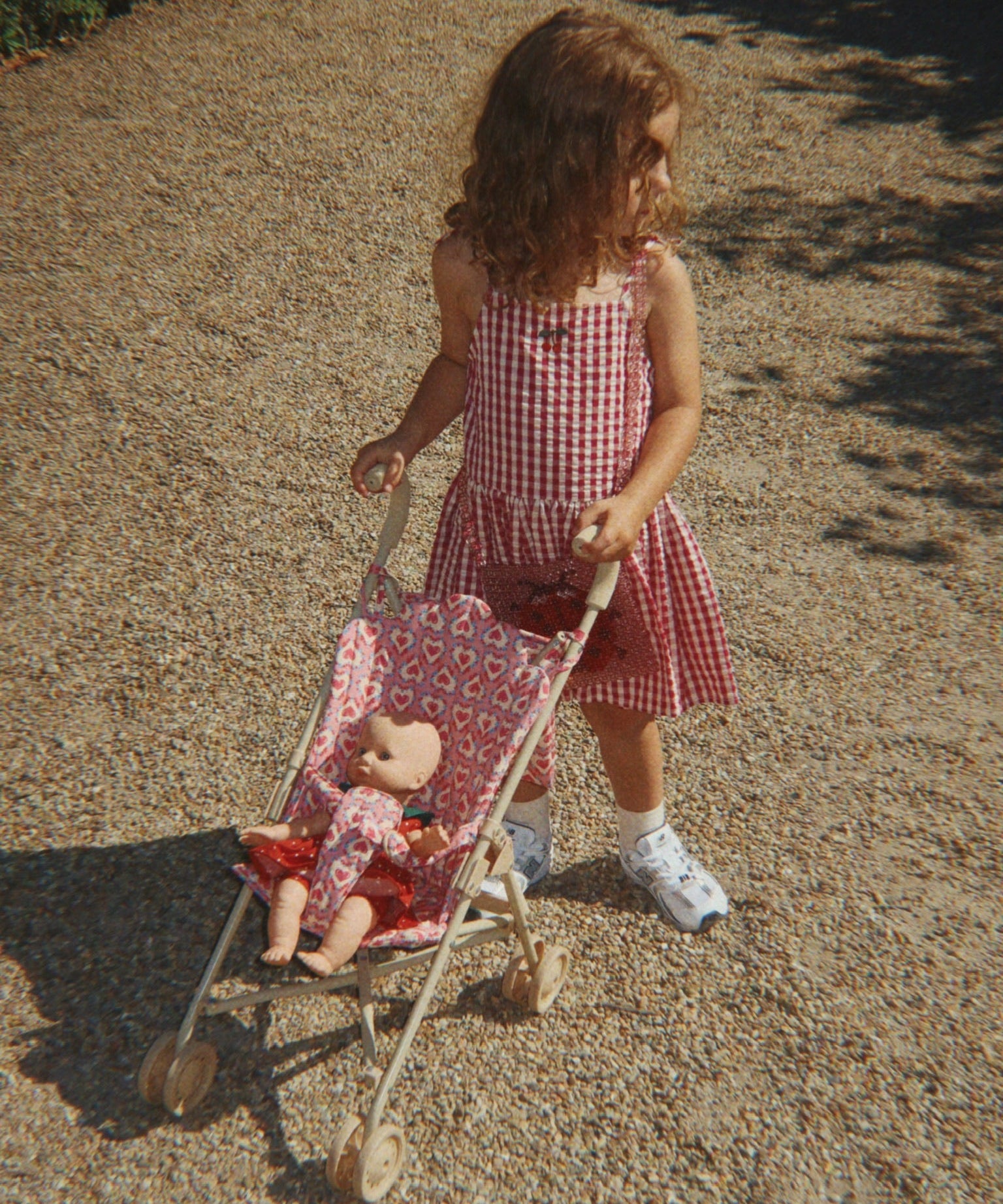 ISOTTA DRESS GOTS - RASPBERRY CHECK