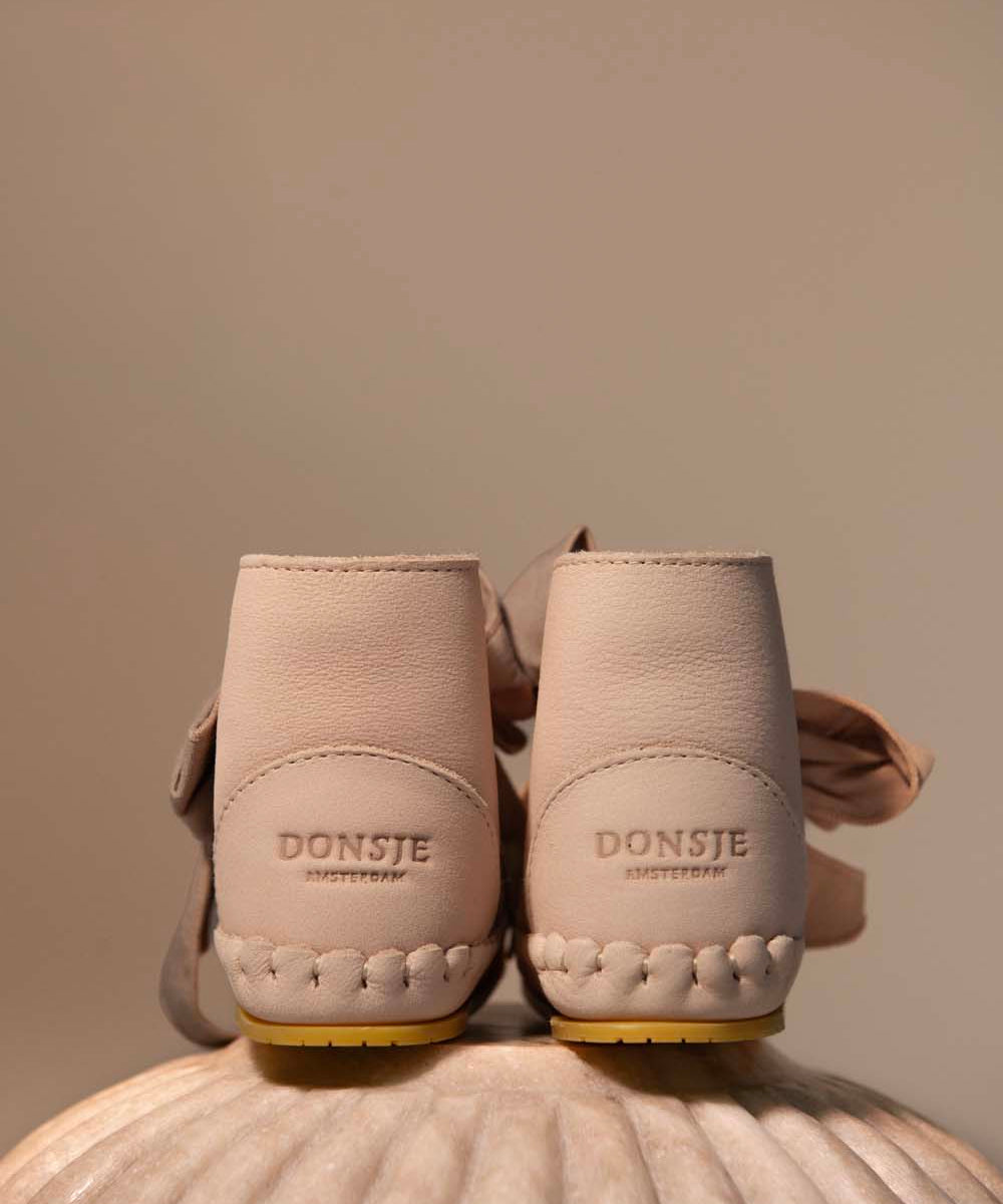 Pina Organza Booties | Powder Nubuck