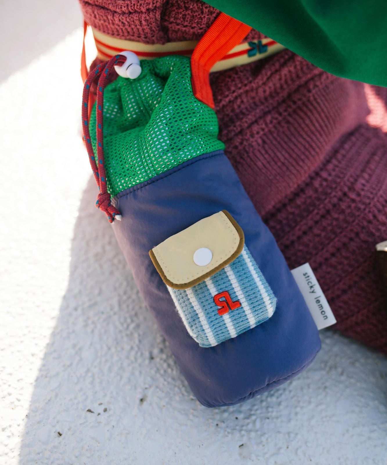 Sticky Lemon bottle bag | better together | skate ramp
