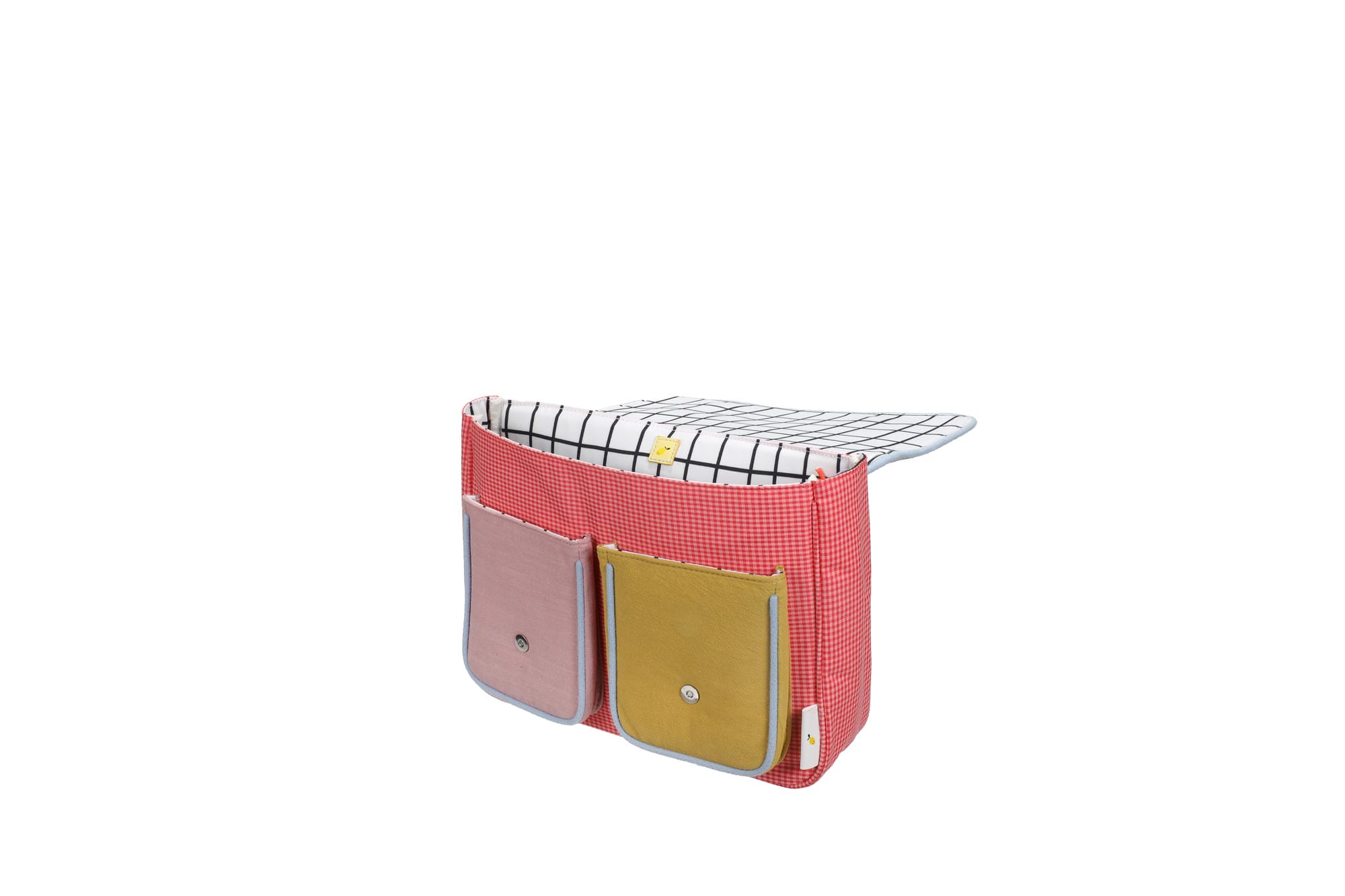 Sticky Lemon schoolbag | lemon tree | gingham flower + rose