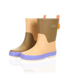 Sticky Lemon rain boots | farmhouse | colour blocking | soil green + pear jam