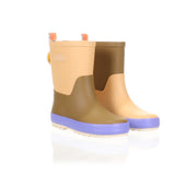 Sticky Lemon rain boots | farmhouse | colour blocking | soil green + pear jam