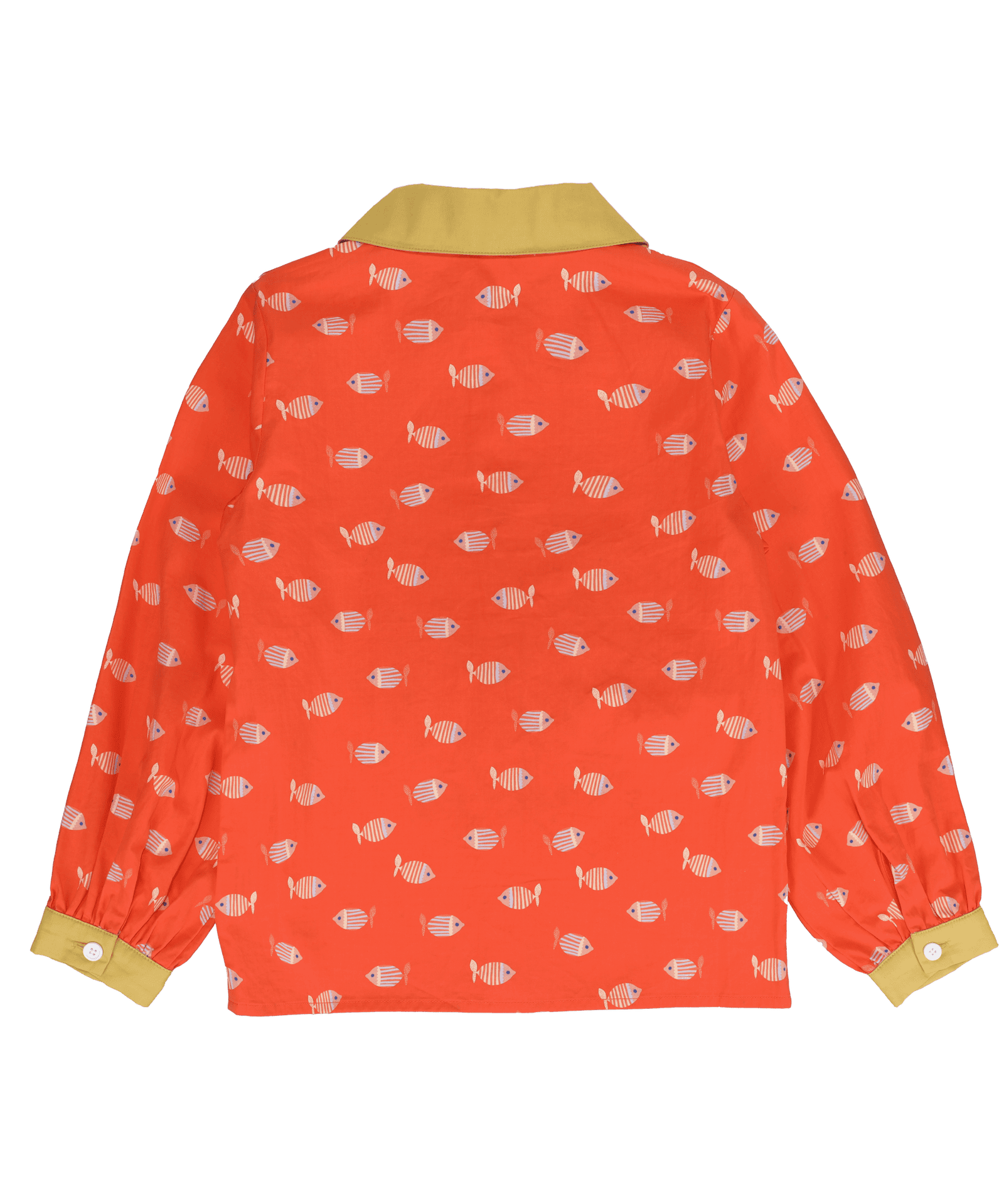 Sticky Lemon blouse | wonders | fish all over | red hat + reed green