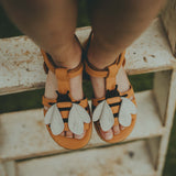 Iles Sky Sandals | Bee - Toffee Nubuck