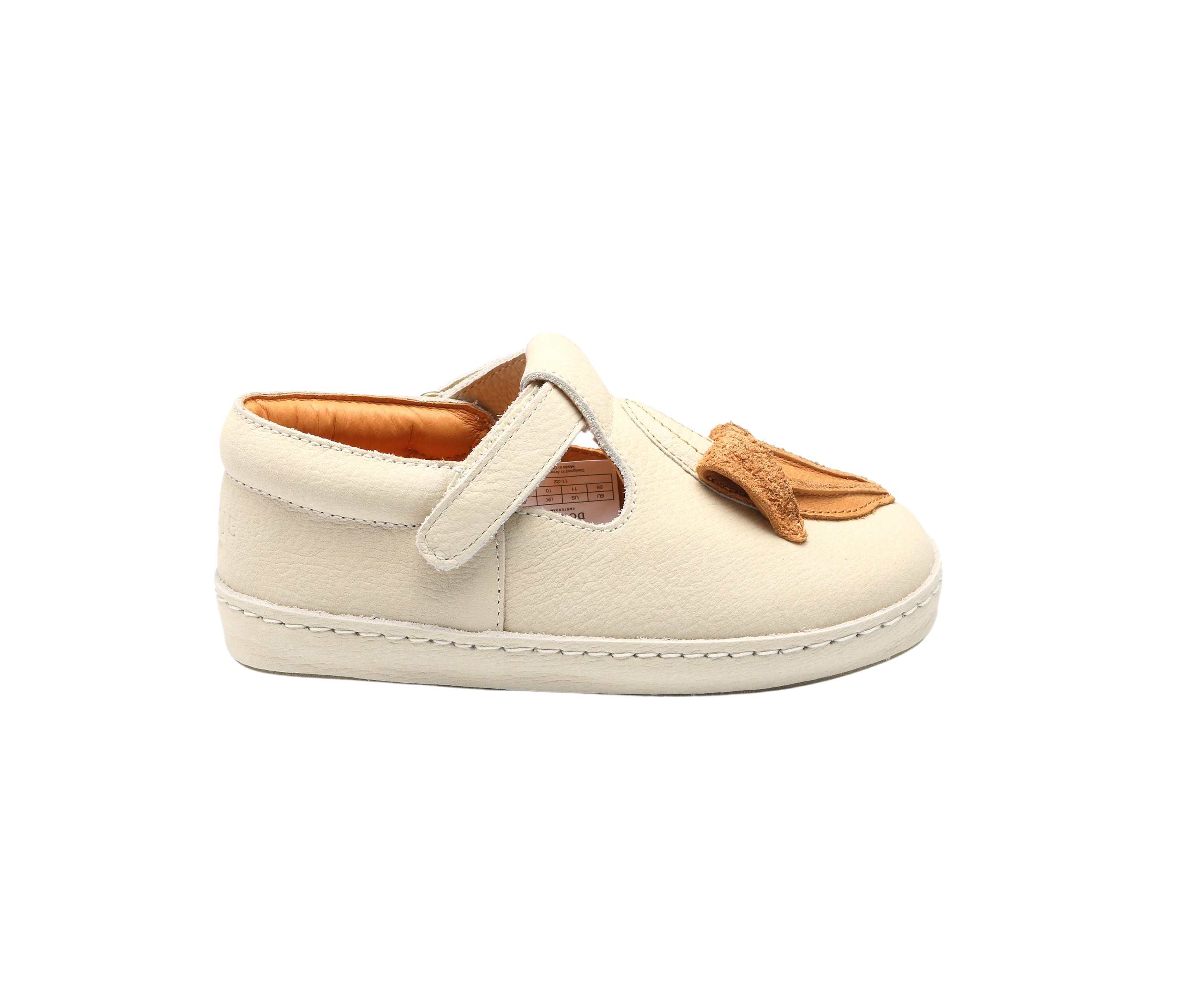Bowi Shoes | Banana - Cream Betting Leather
