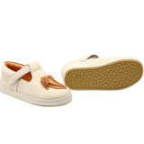 Bowi Shoes | Banana - Cream Betting Leather