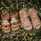 Billey Sandals | Groom - Truffle Leather
