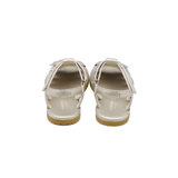 Fiyola Sandals | Dove - Off White Metallic Leather