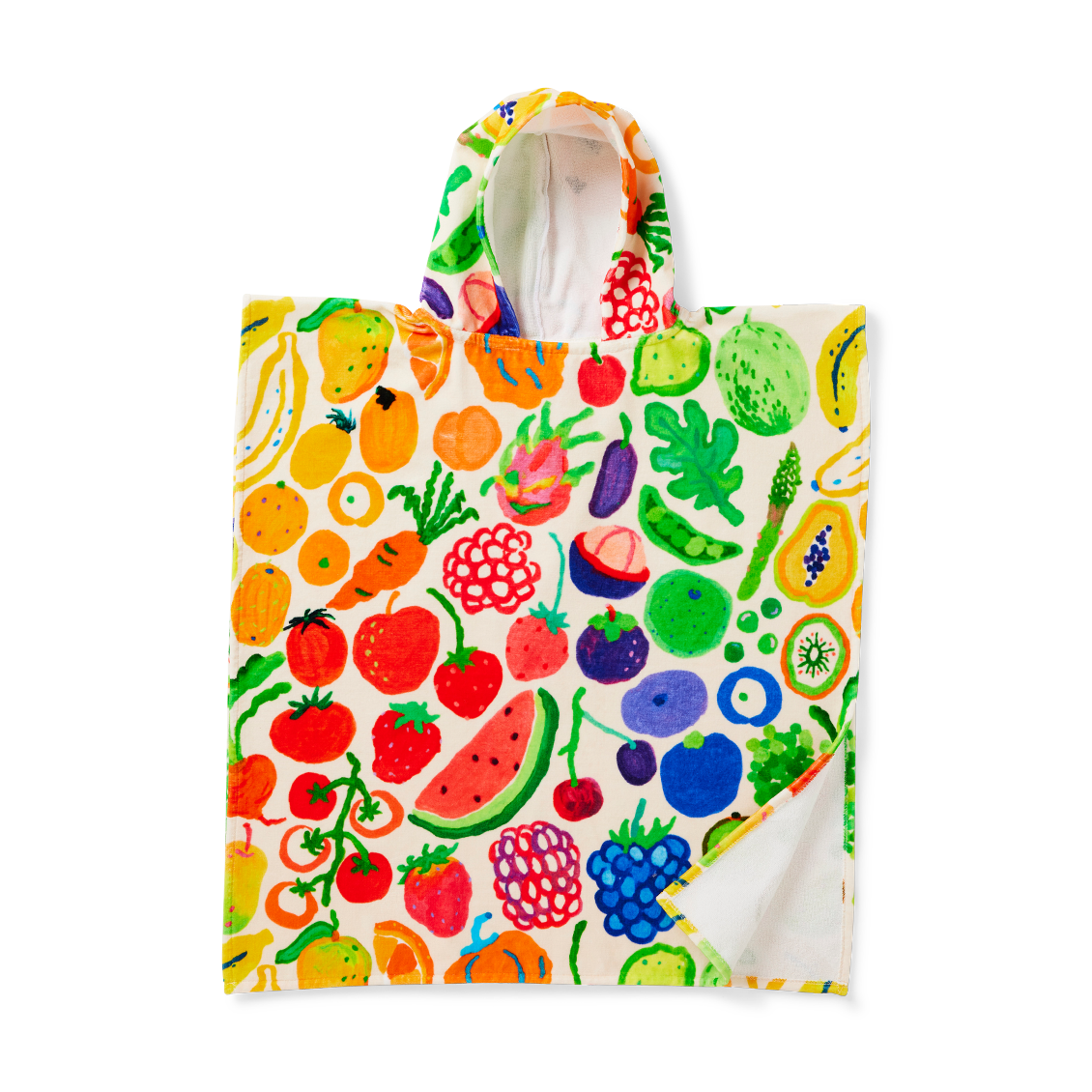 Kids Hooded Towel Eat The Rainbow