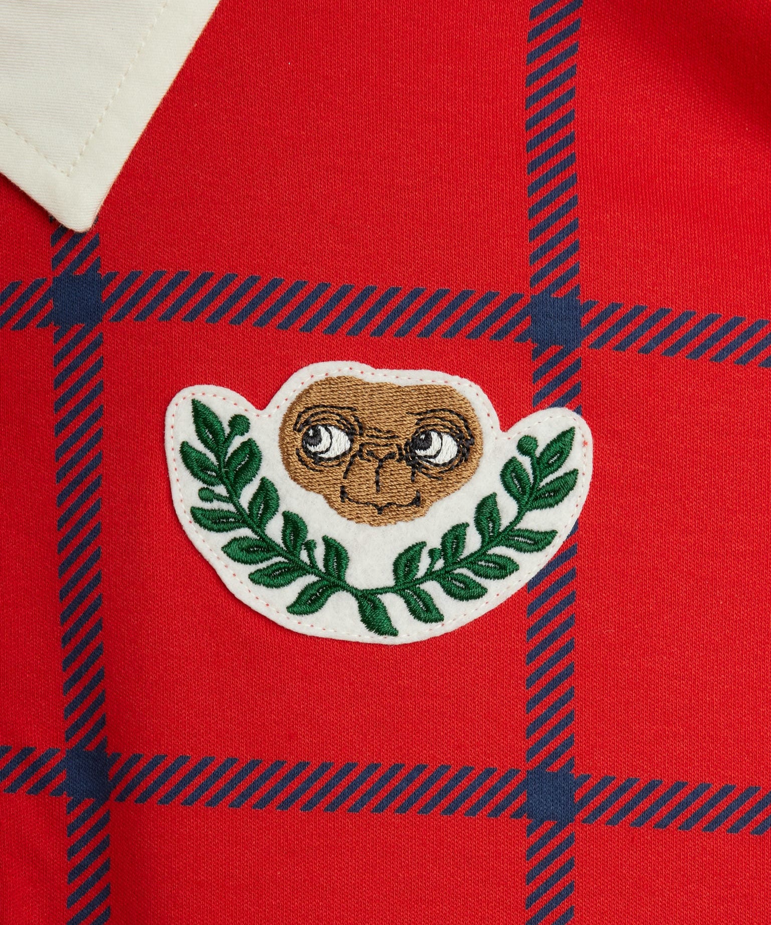 E.T patch rugby shirt