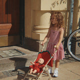 ISOTTA DRESS GOTS - RASPBERRY CHECK