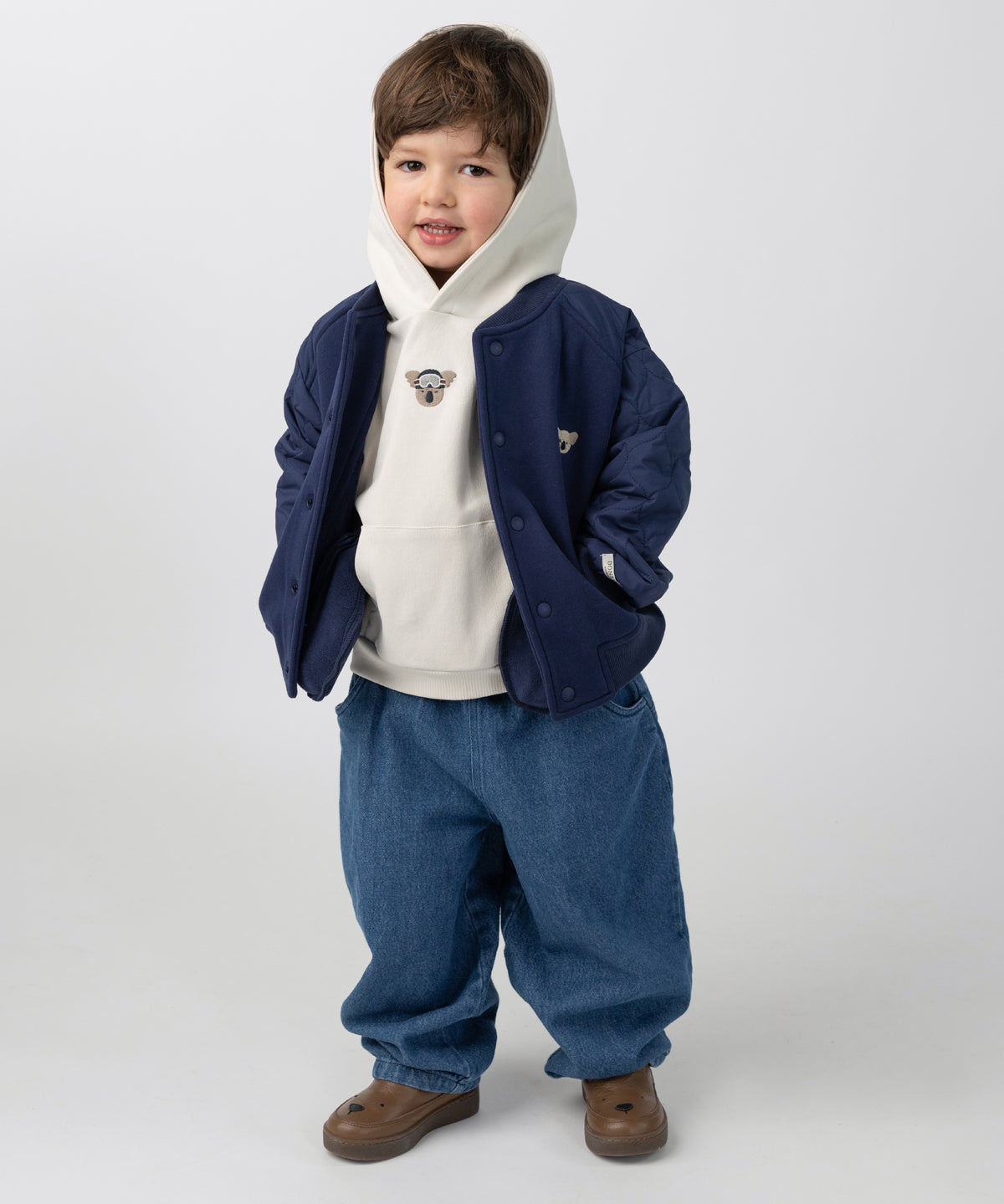 Noal Jacket | Koala | Blue Marine