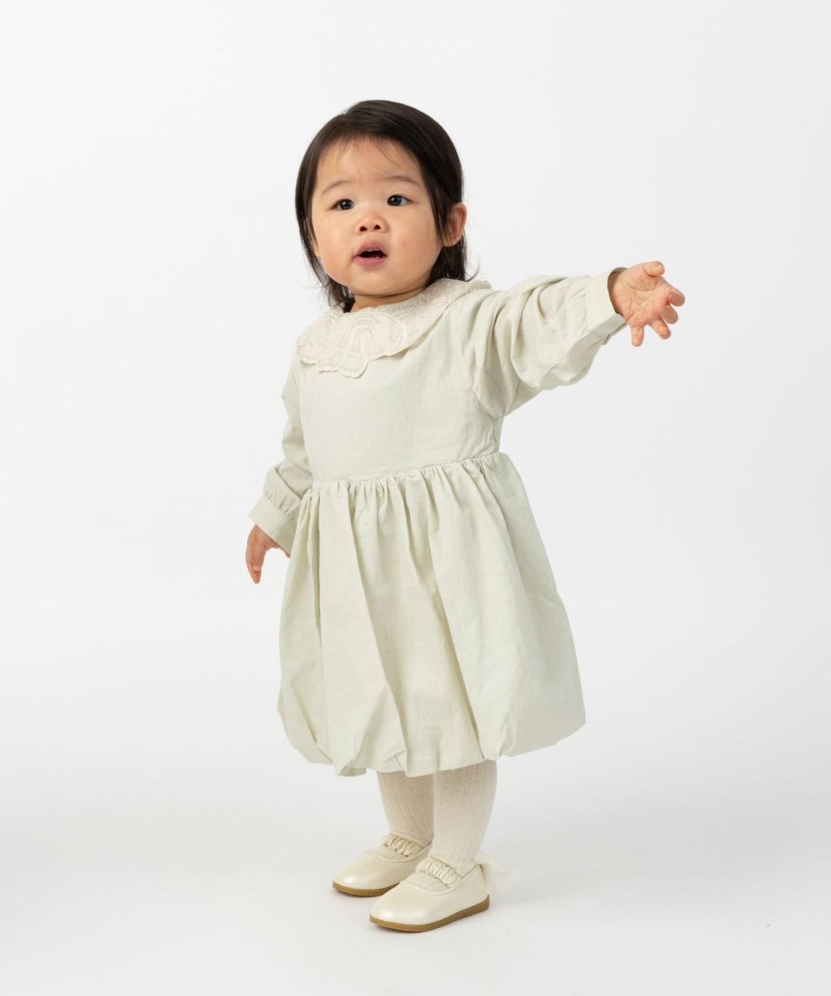 Doriane Dress | Oyster Grey