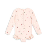MERLE LS SWIMSUIT GRS - CHERRY COEUR ROSE