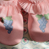 AMANDINE FRILL SWIM SHOES - POWDER PINK