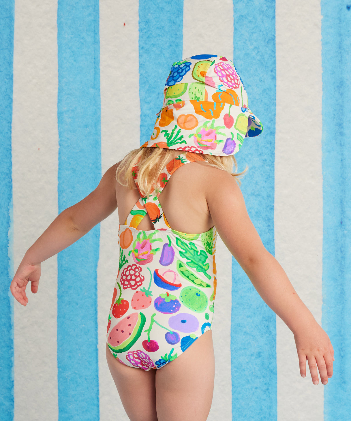 Elastic Strap Bather Eat The Rainbow