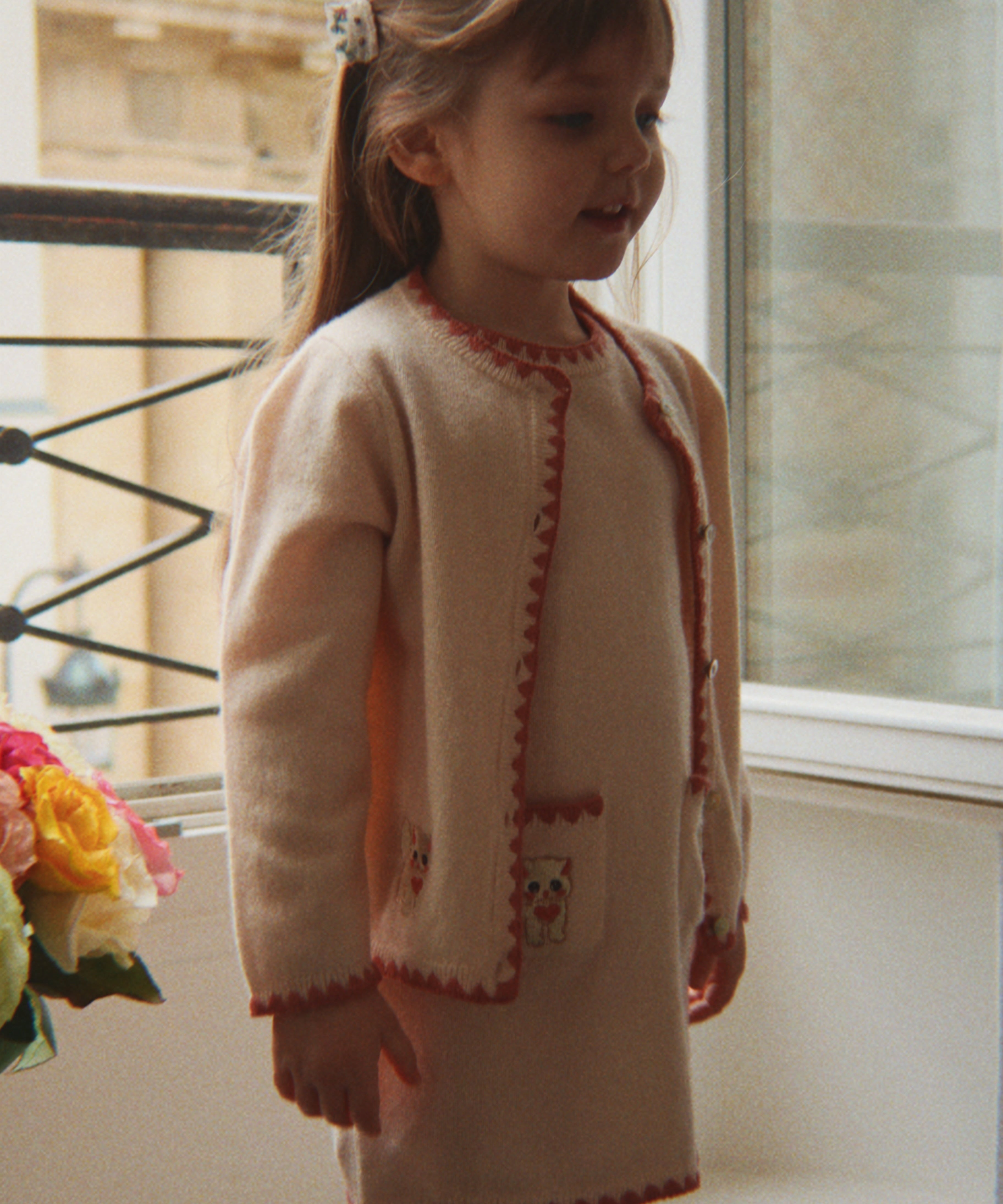COLLETTE CARDIGAN - ROSEY