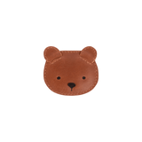 Josy Classic Hairclip | Bear - Cognac Classic Leather