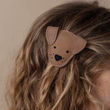 Josy Classic Hairclip | Dog - Truffle Nubuck