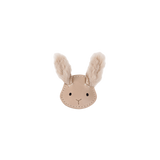 Josy Exclusive Hairclip | Fluffy Bunny - Light Rust Leather