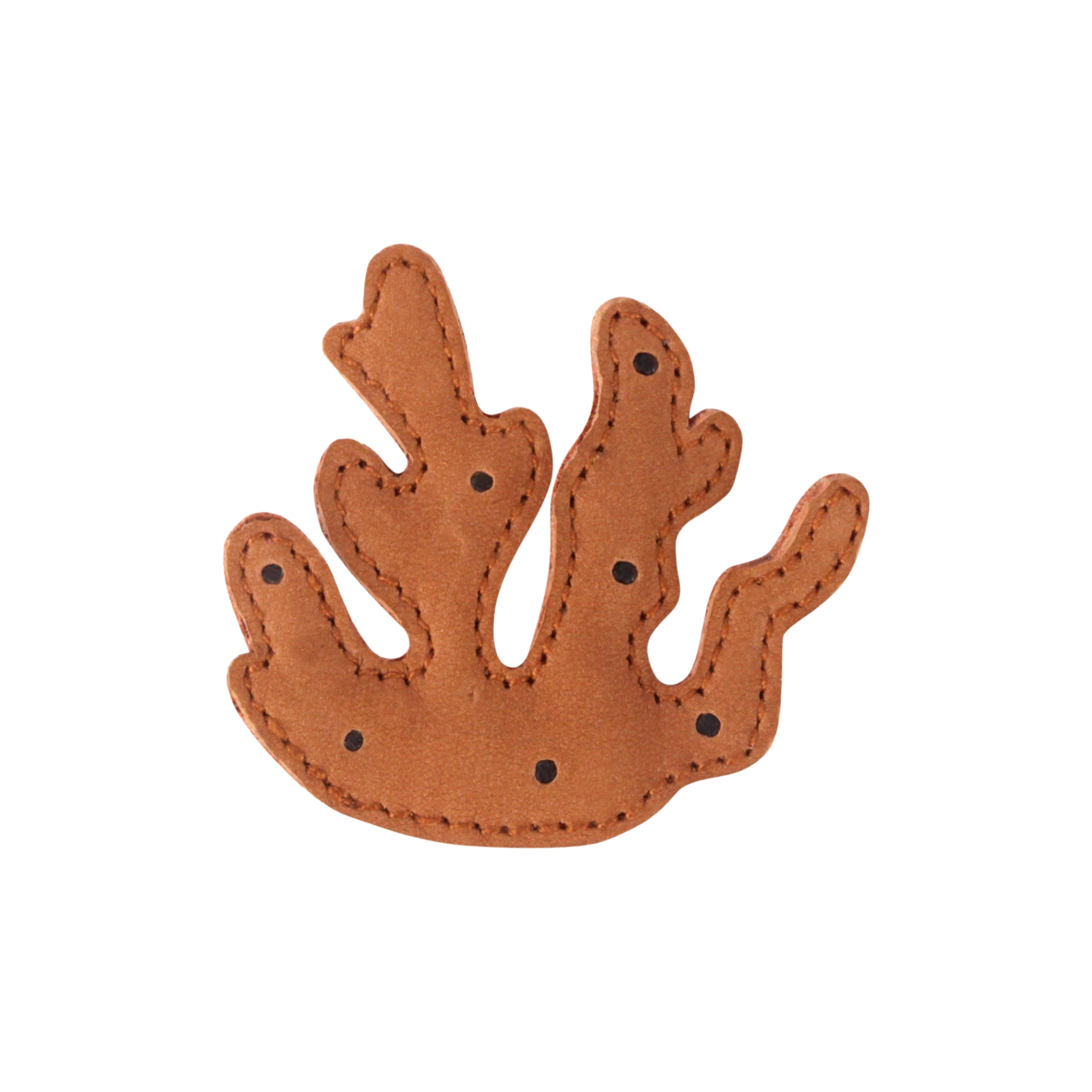 Gurt Hairclip | Coral - Walnut Nubuck