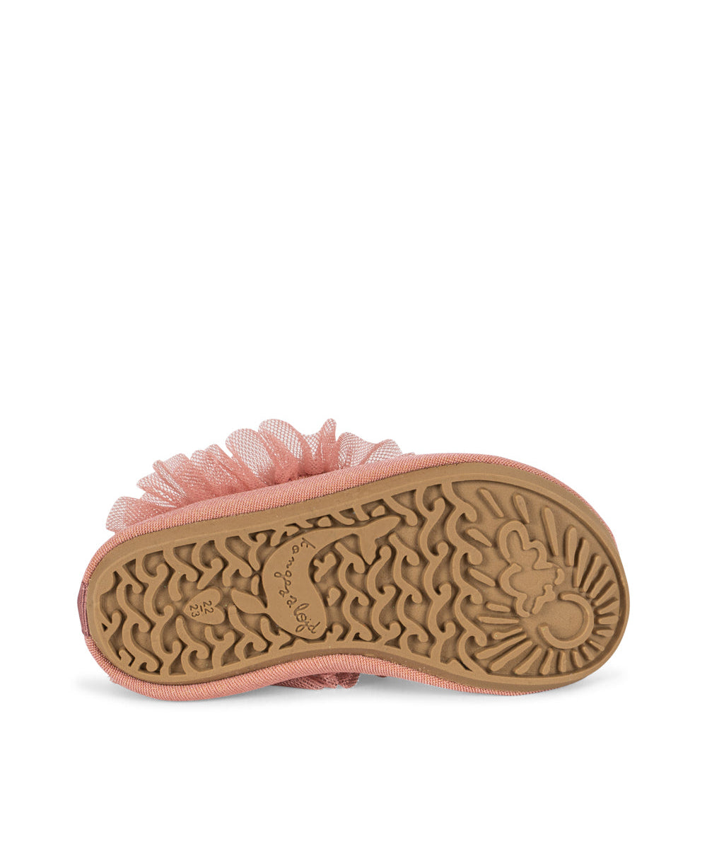 AMANDINE FRILL SWIM SHOES - POWDER PINK