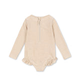 JADE LS SWIMSUIT - ROSE STRIPE
