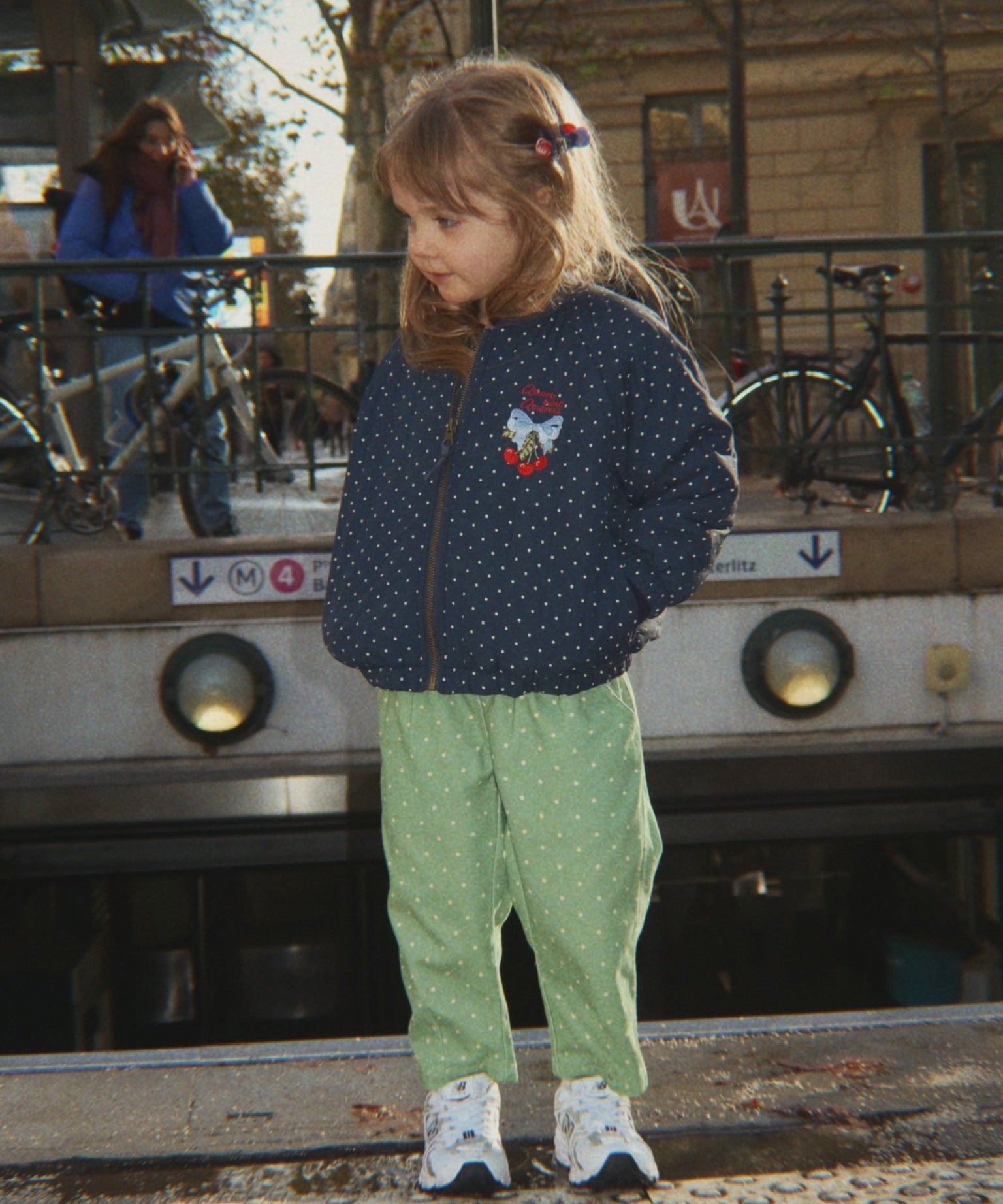NOLA PANTS GOTS - DOT PISTACCHI