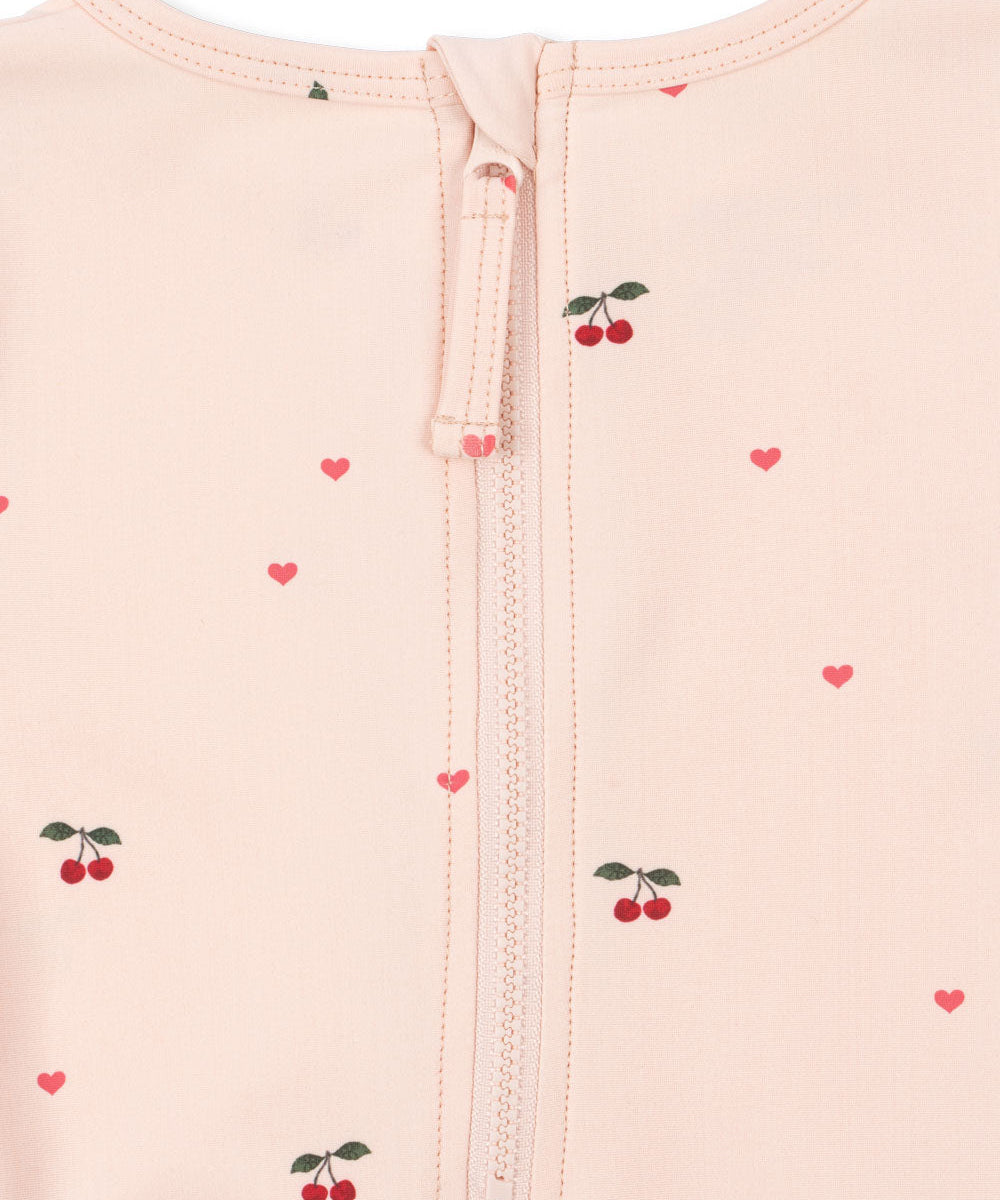MERLE LS SWIMSUIT GRS - CHERRY COEUR ROSE
