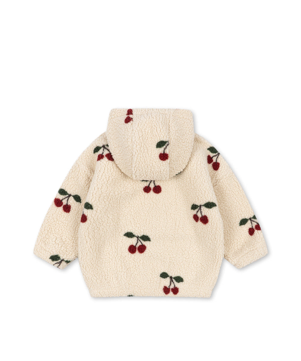 JODY TEDDY HOODIE GRS - MA GRANDE CERISE