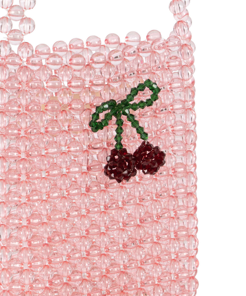 PERLA STRAP WALLET - PEONY