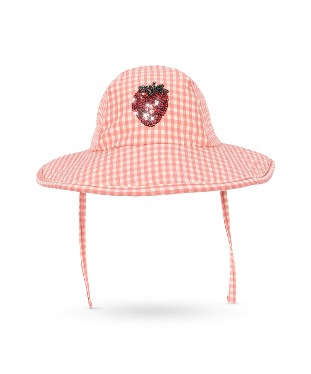 ETTA SWIM HAT - GERANIUM PINK
