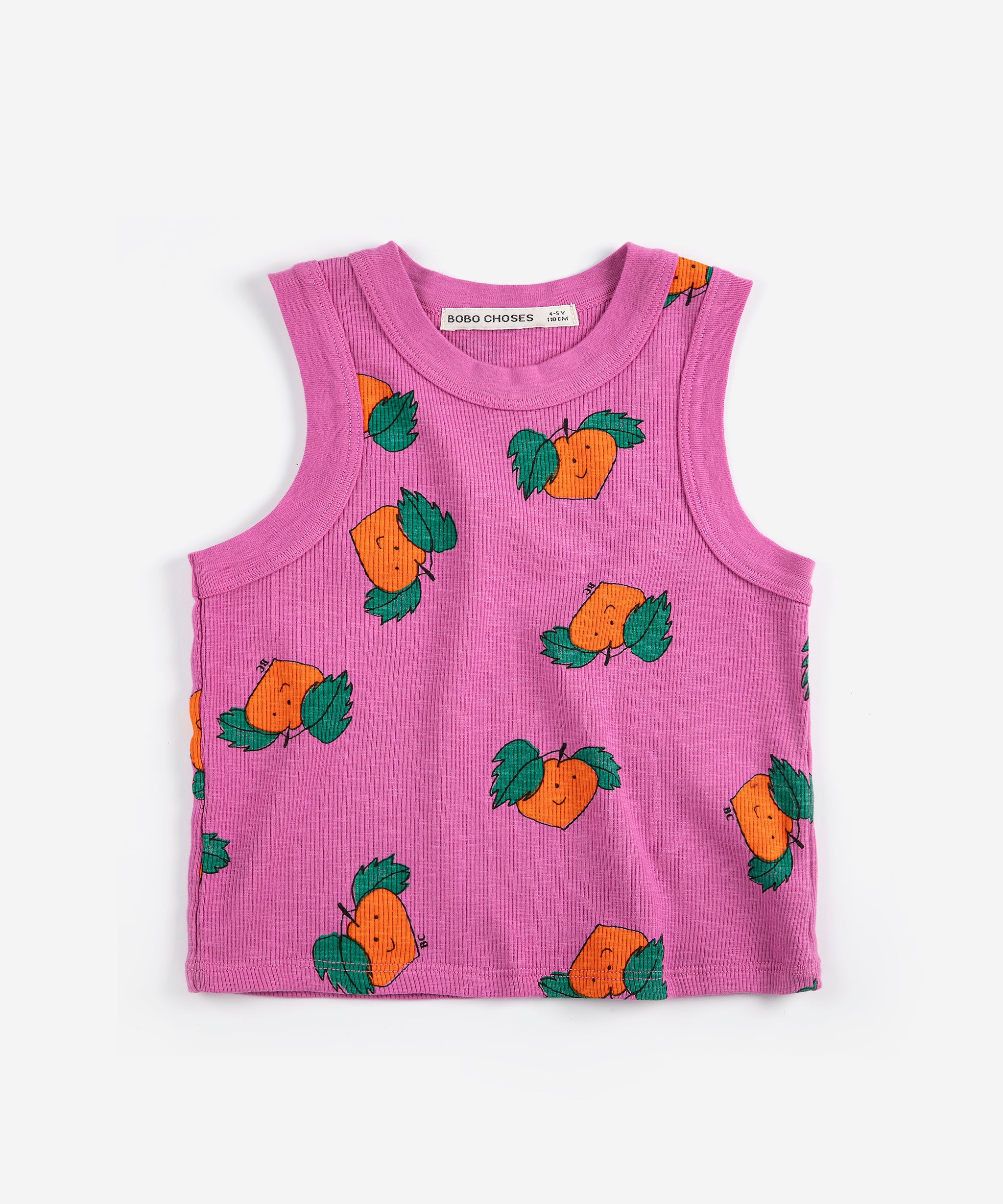 Tangerine all over tank top
