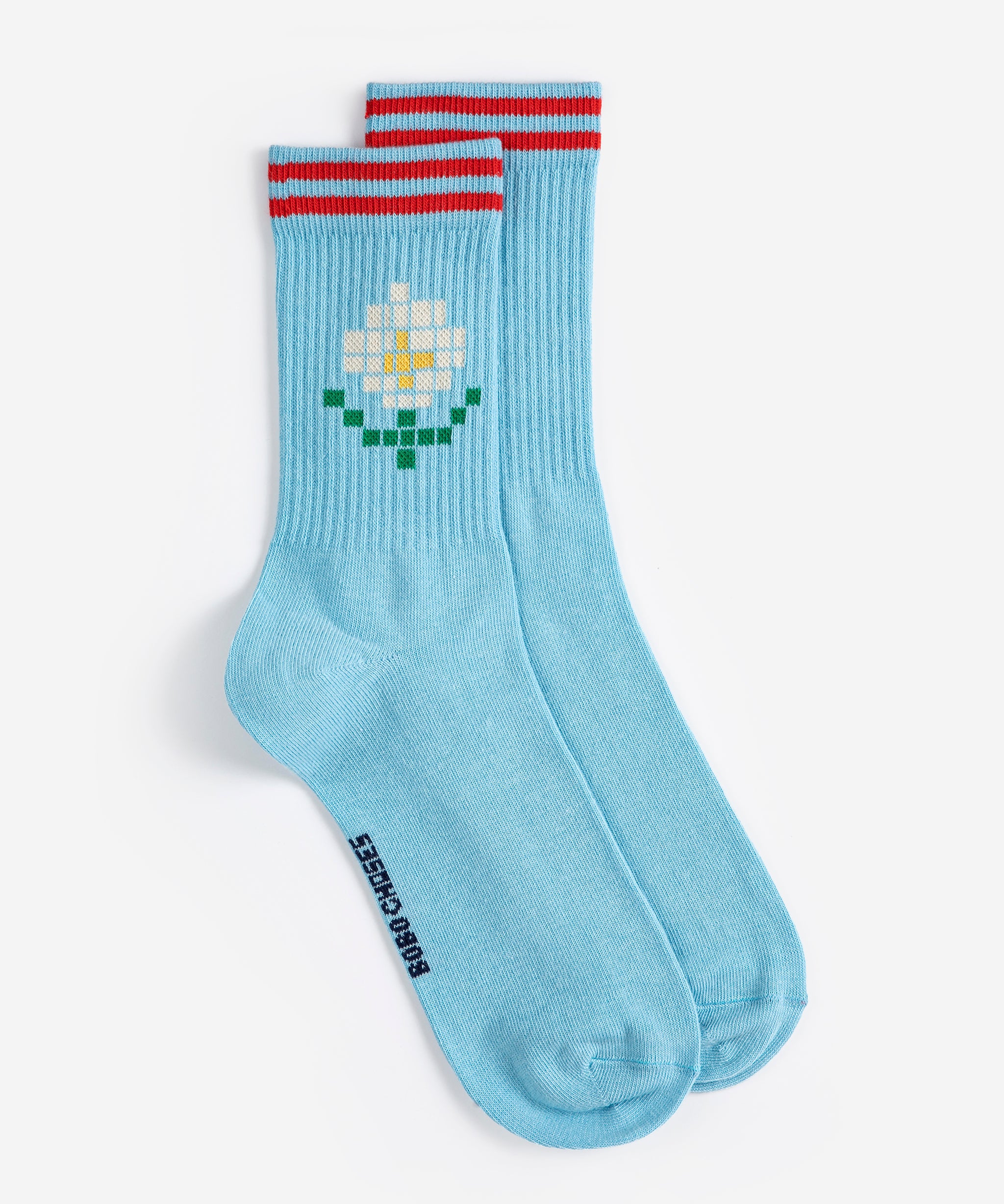 Pixel Daisy cotton pack short socks