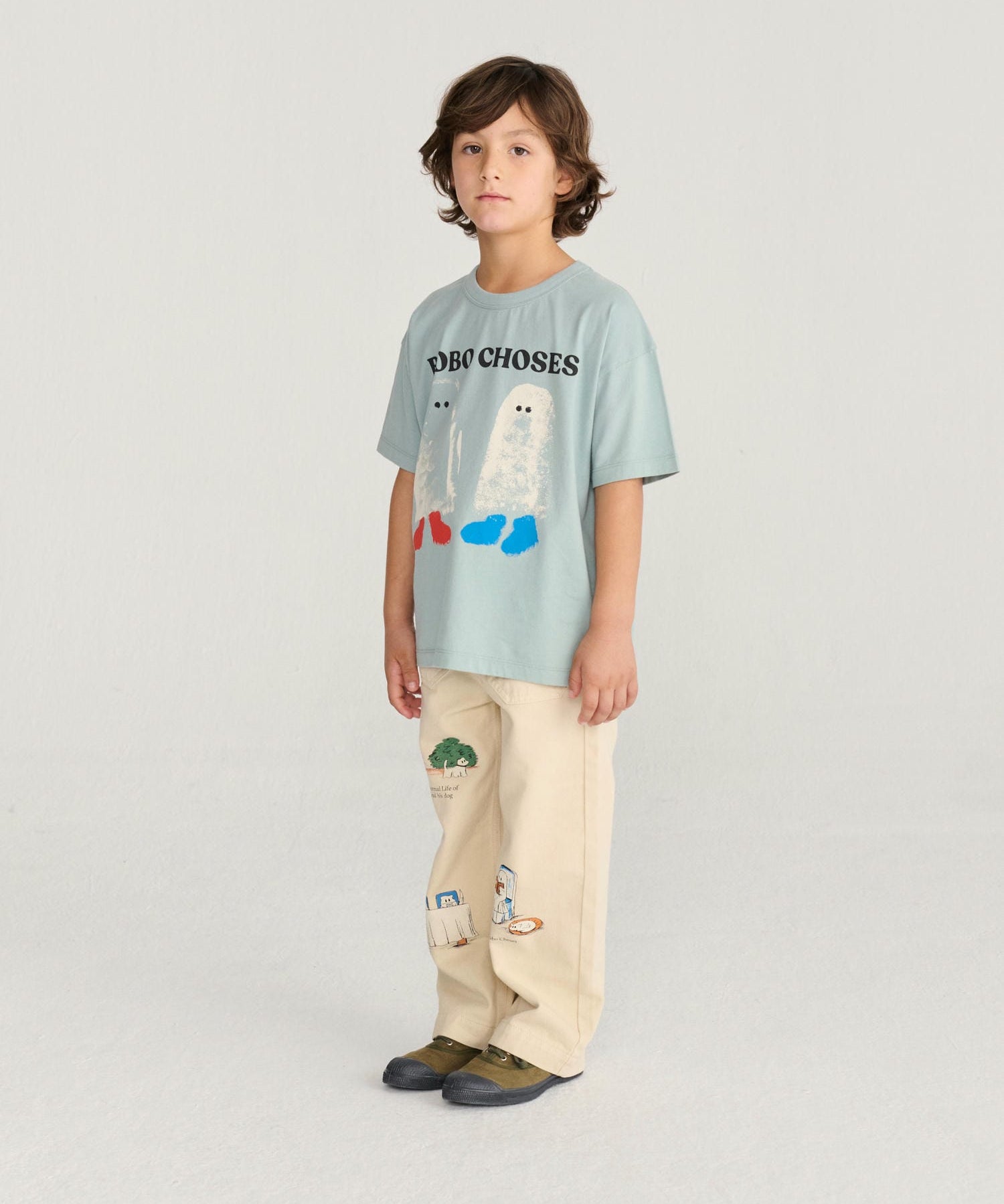 Everyday Ghosts twill pants
