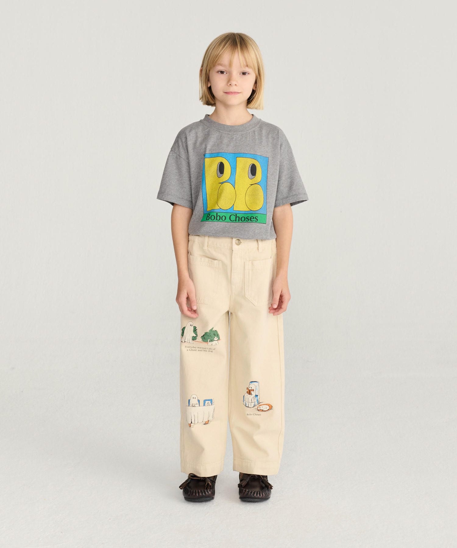 Everyday Ghosts twill pants