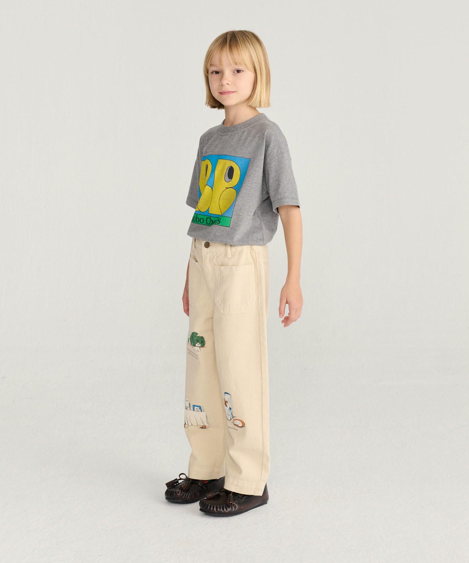 Everyday Ghosts twill pants