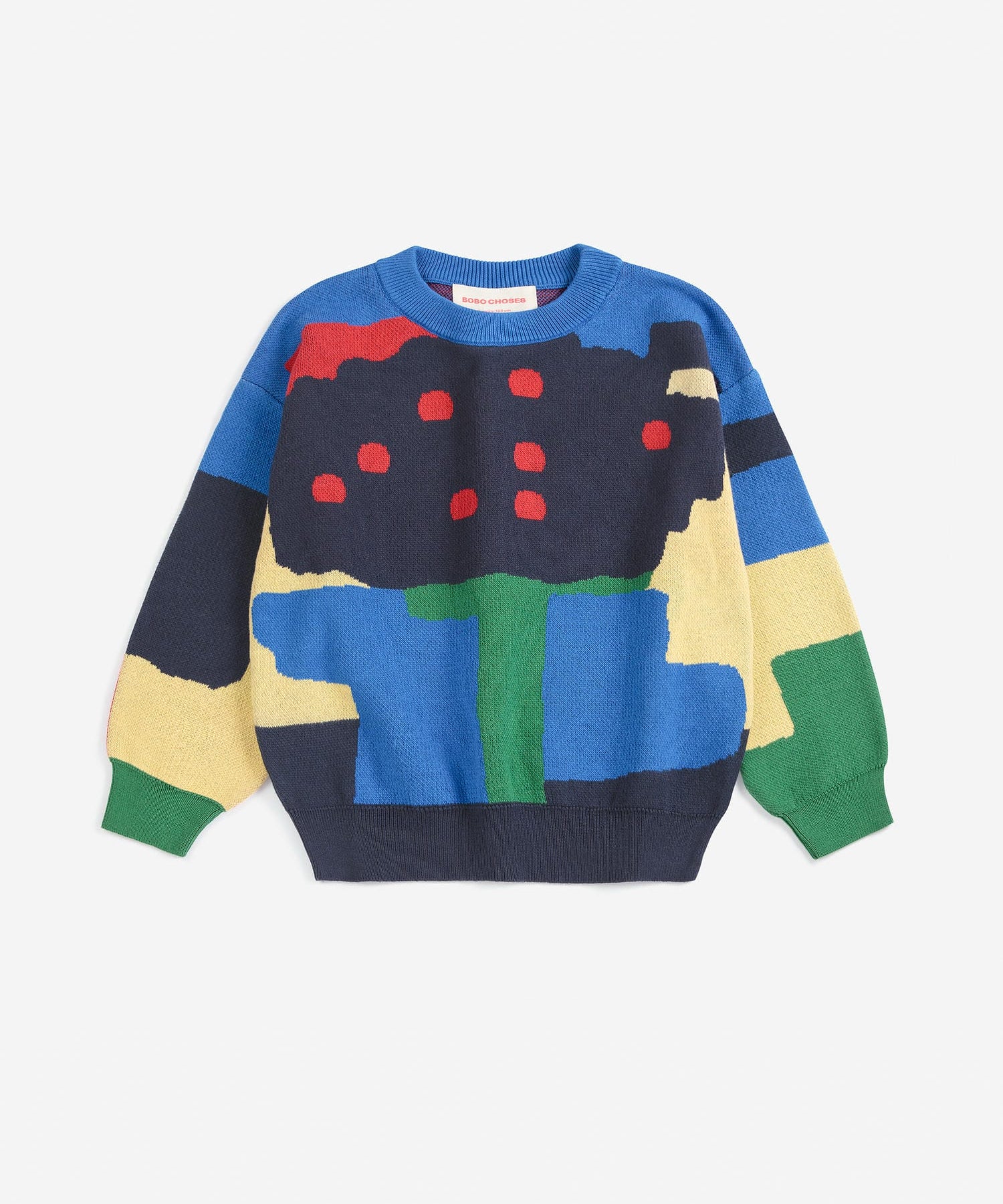 Paint Forest all over jacquard jumper