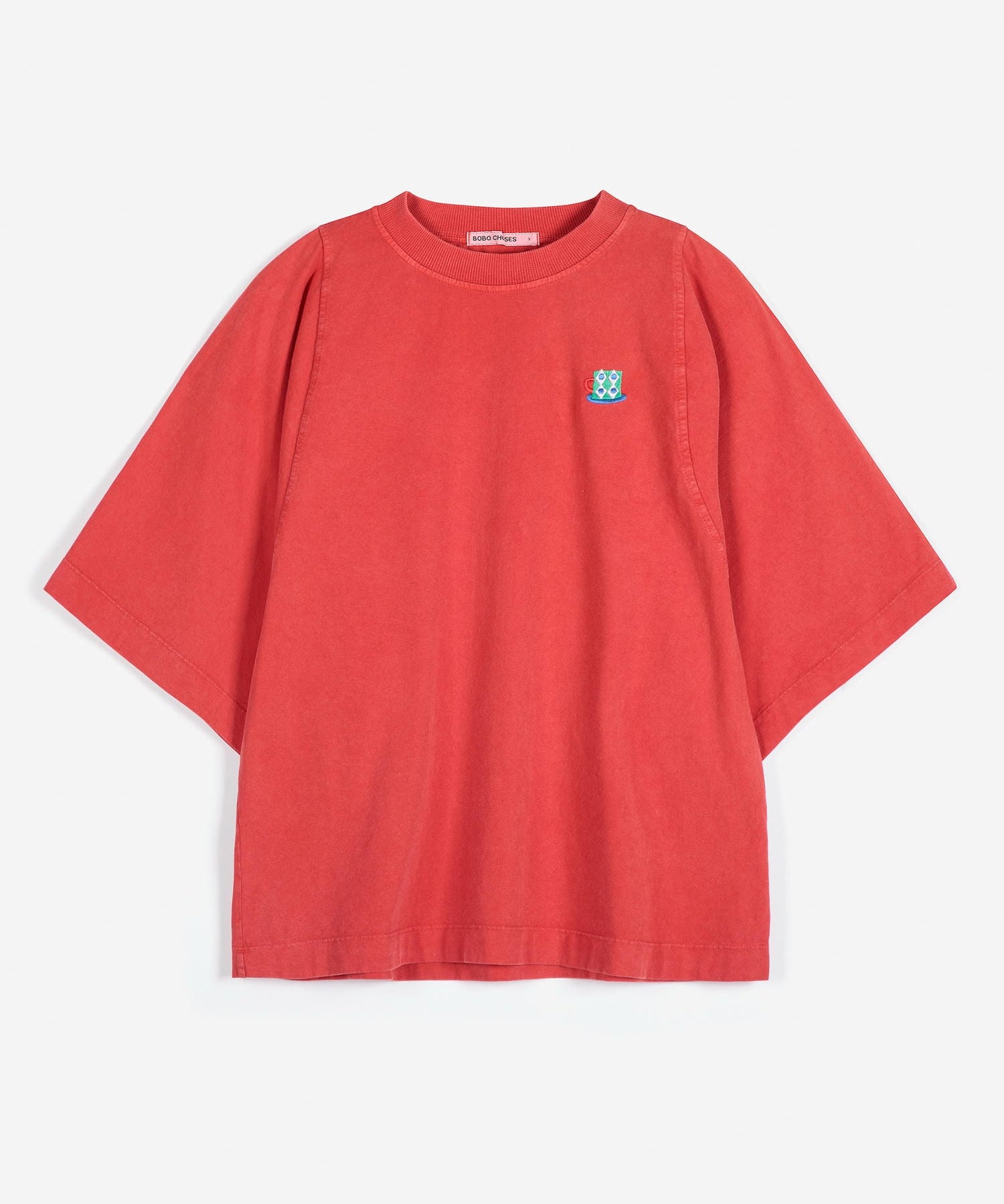 Monster Mug embroidery relaxed T-shirt