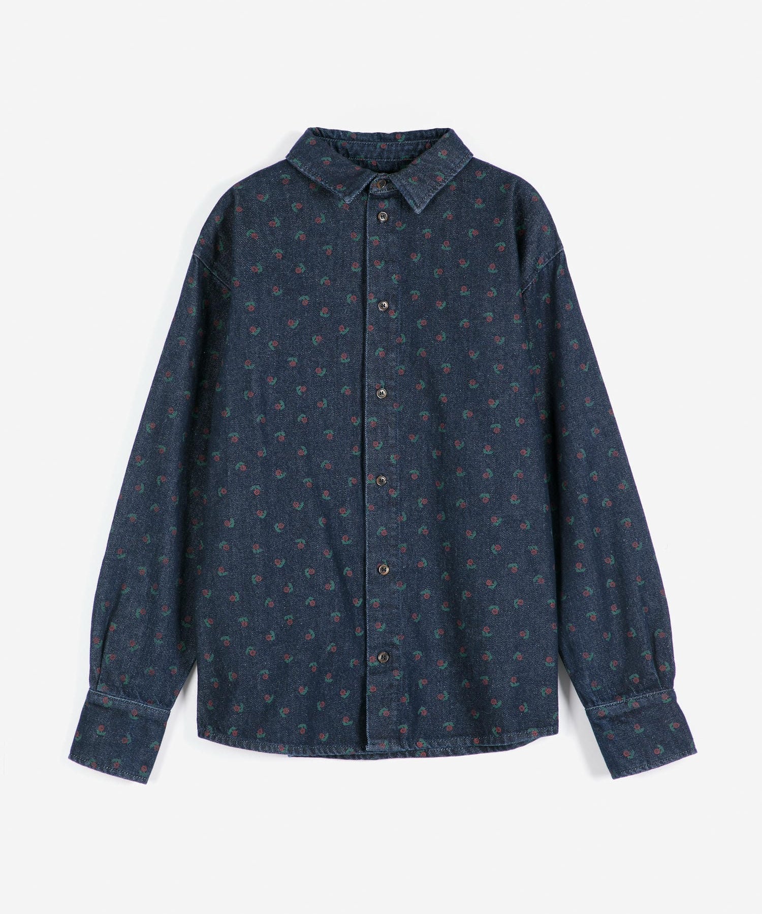 Swamp Whirl all over light denimshirt