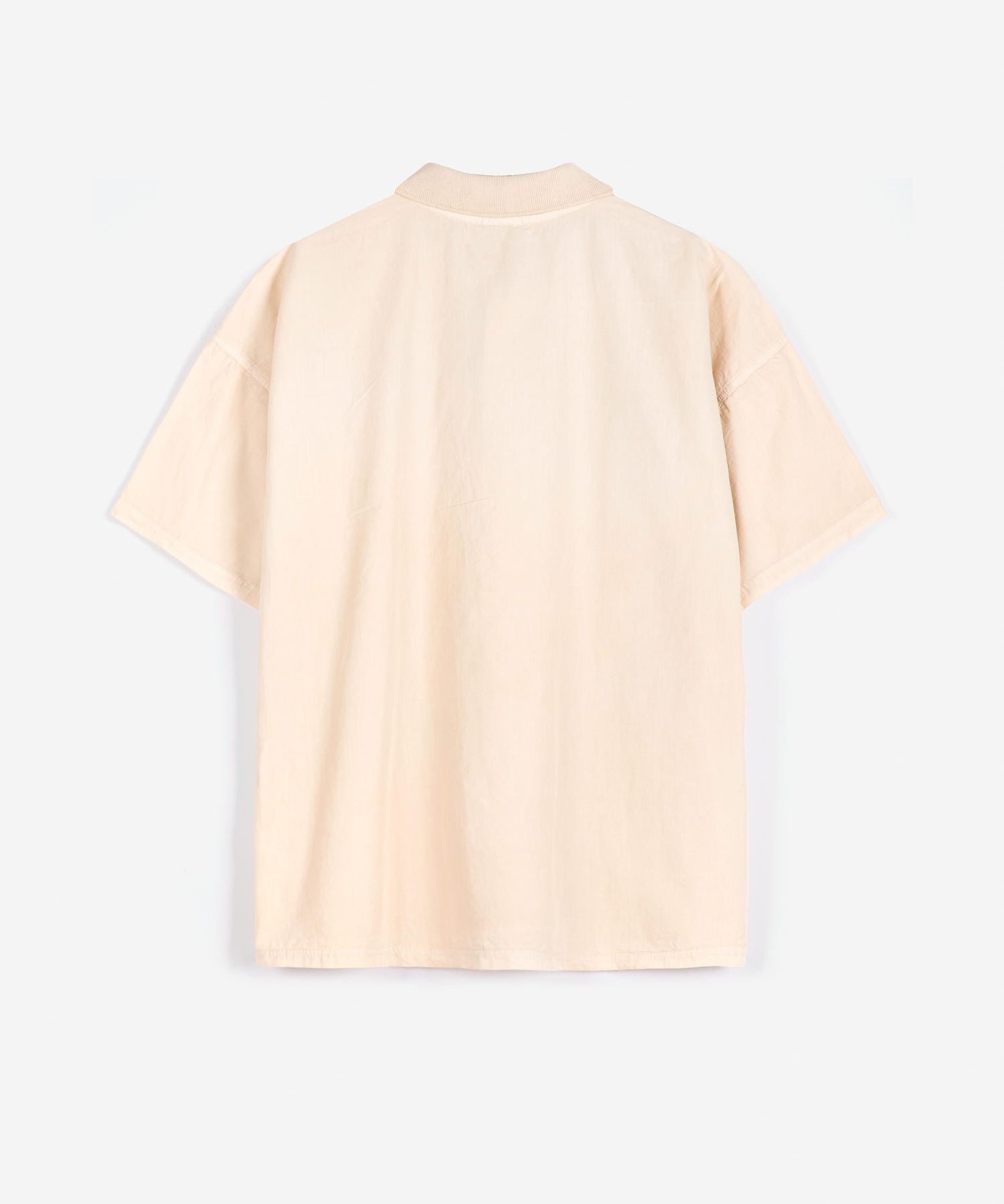 Bobo Labelled oversize poplin polo shirt