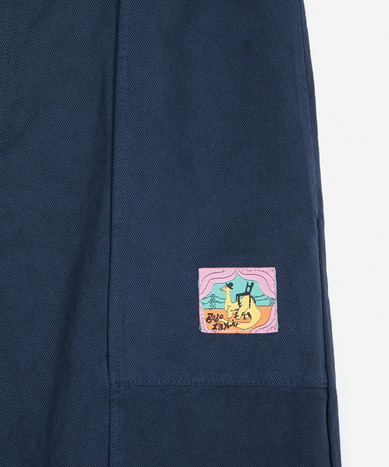 Cotton twill cocoon pants