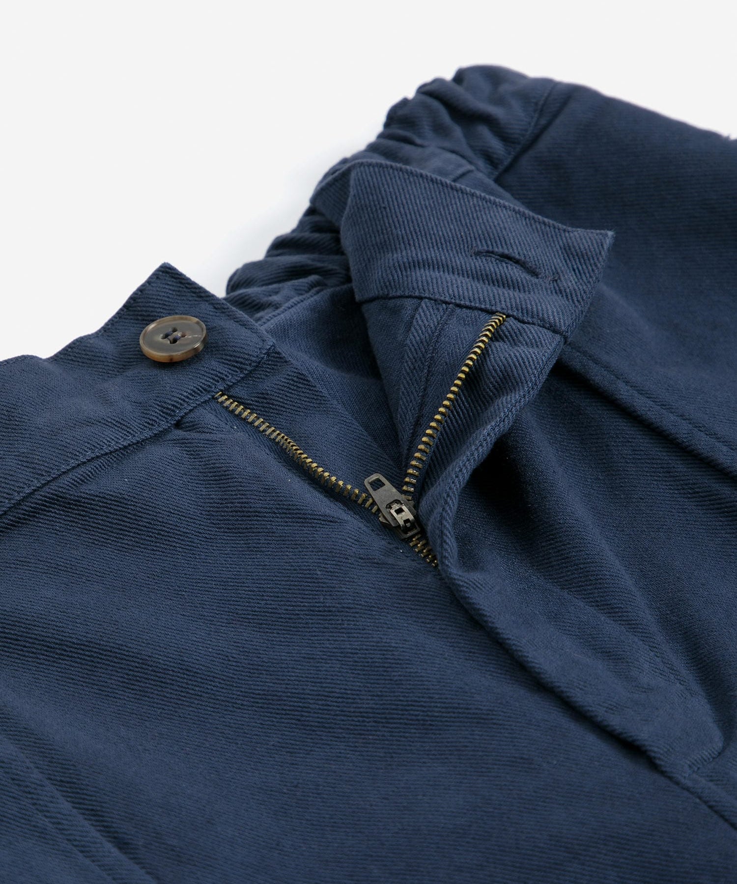 Cotton twill cocoon pants
