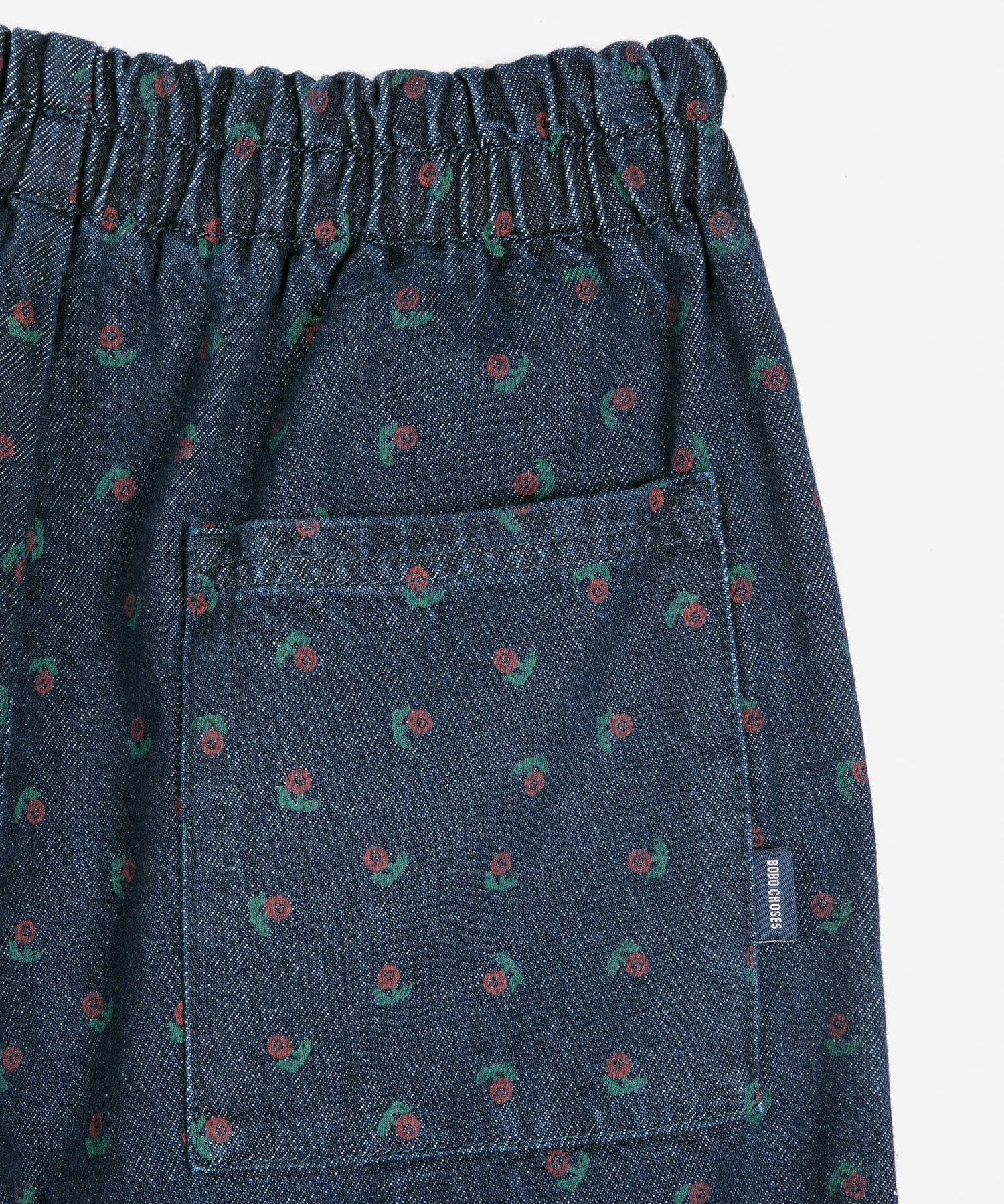 Swamp Whirl all over denim cocoon pants