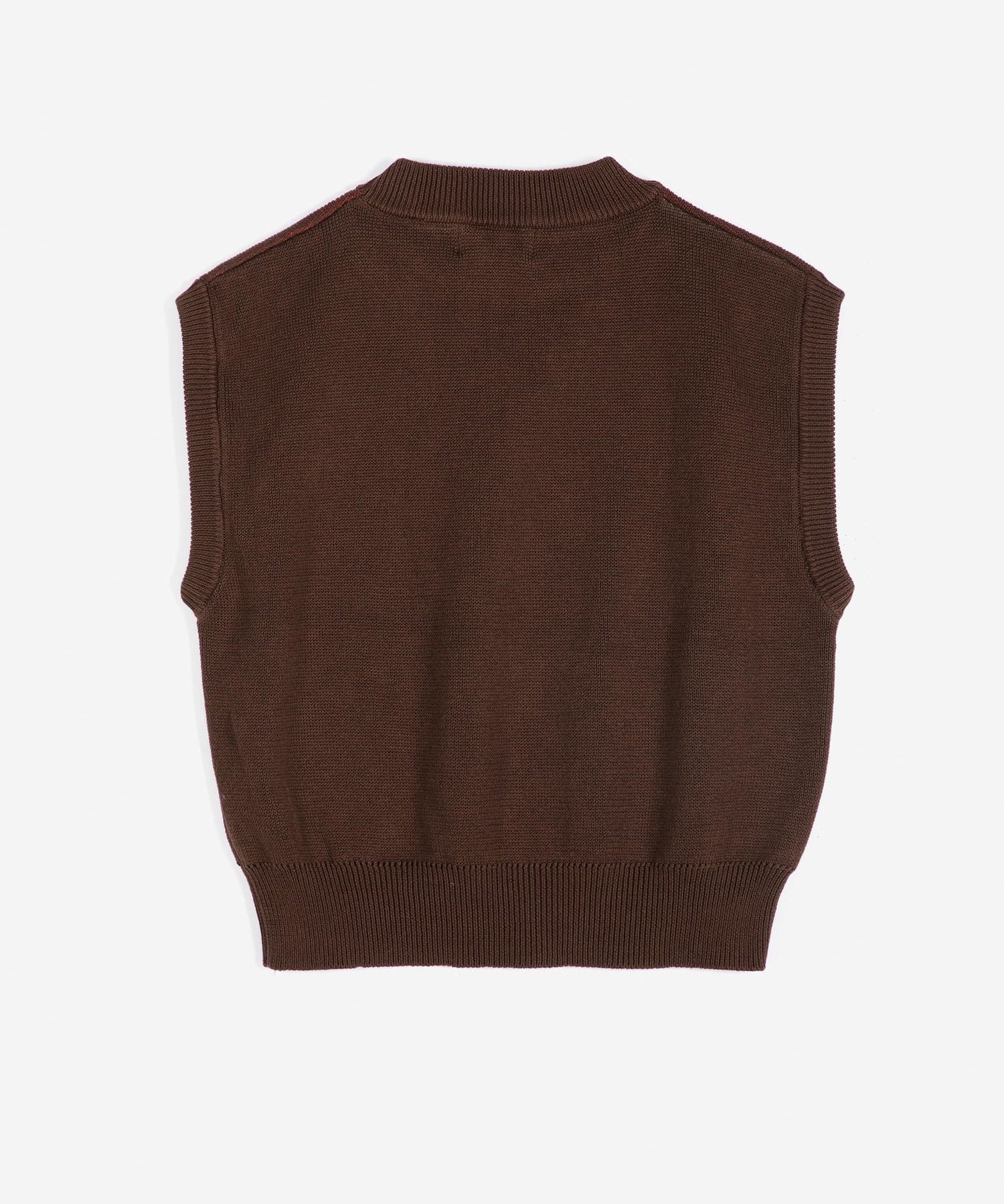 Plant Seal jacquard cotton vest