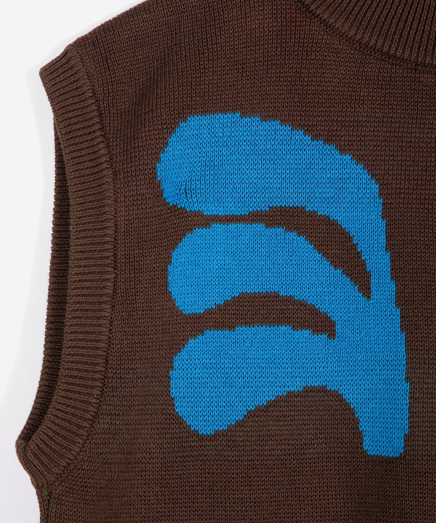 Plant Seal jacquard cotton vest