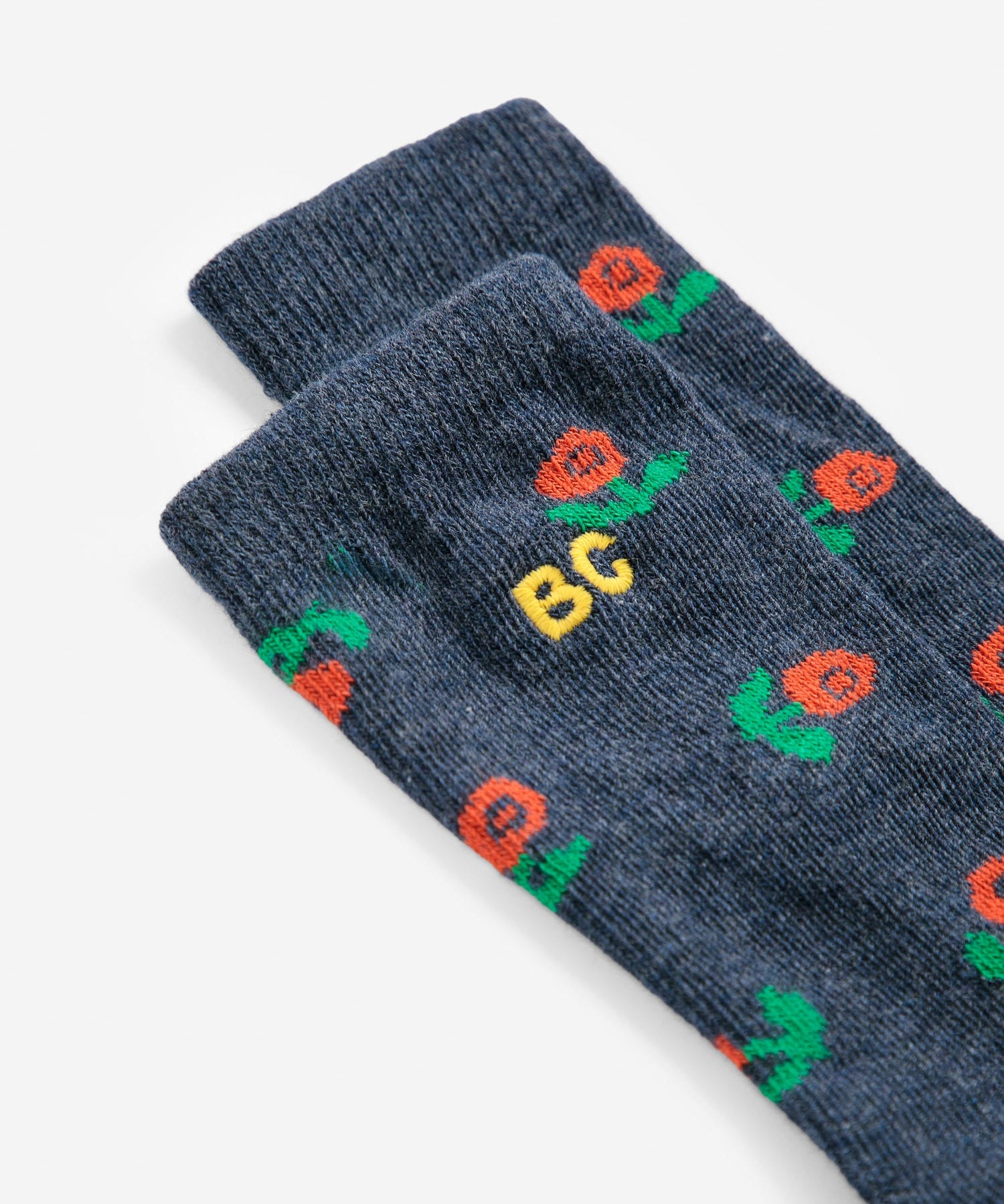 Stamp Bloom all over long socks